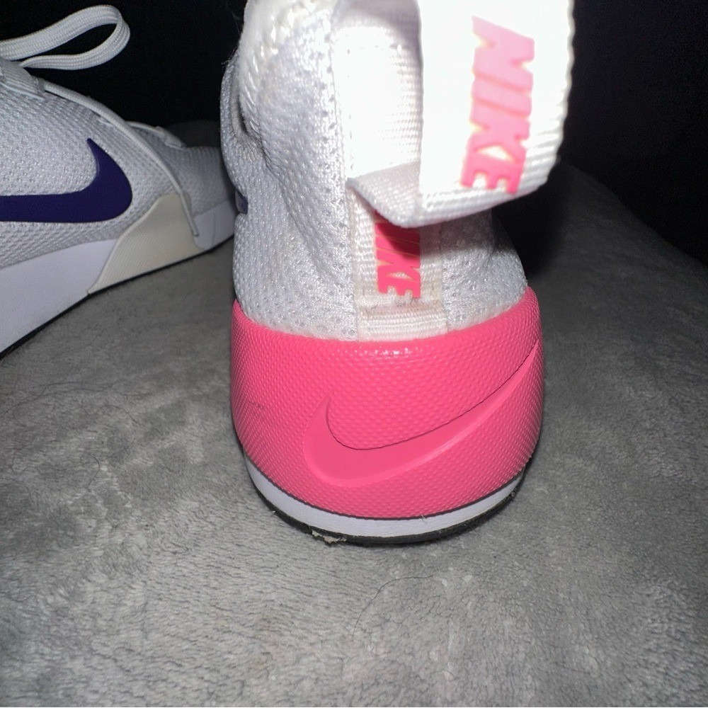 Nike Duel Racers Women's White and Pink Sneakers Size 9.5 - Picture 4 of 7